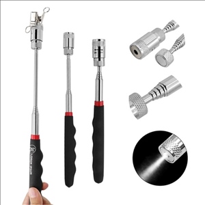 Telescopic Magnetic Pickup Tool with LED Light